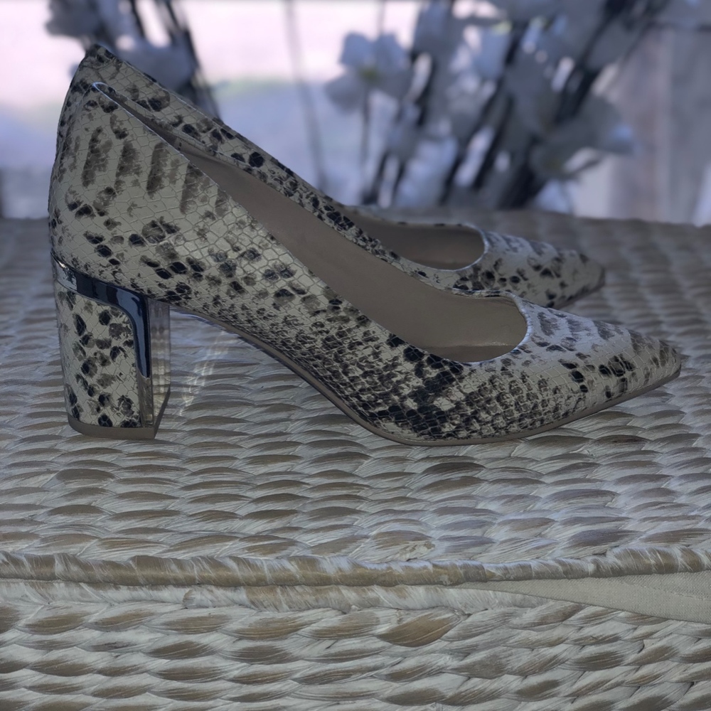 DKNY Snake Print Heels - Picture 2 of 5